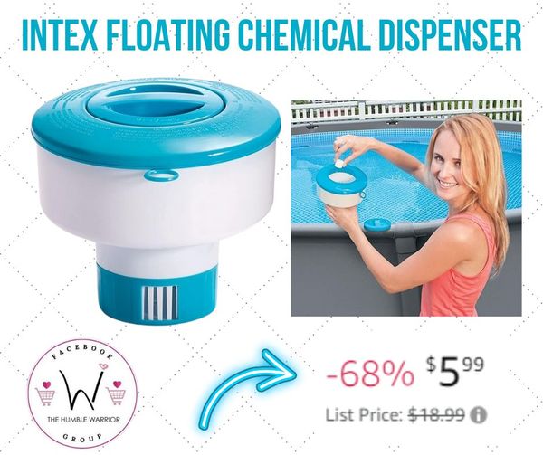 Intex 7in Floating Chemical Dispenser