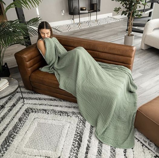 muslin cotton blanket