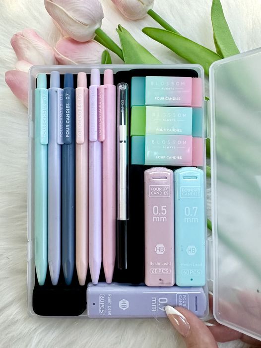 Four Candies mechanical pencil set