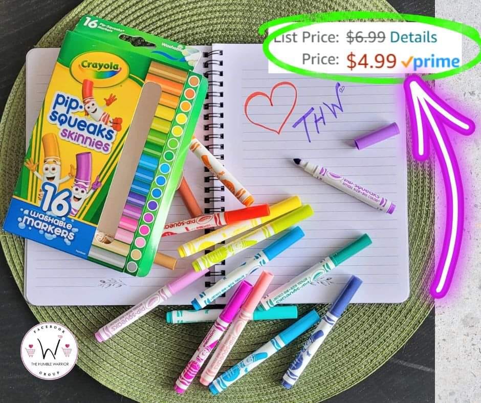 Crayola Washable Pip Squeaks Skinnies Markers