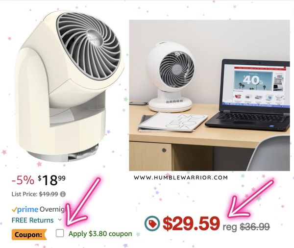 Vornado Flippi V6 Personal Air Circulator Fan