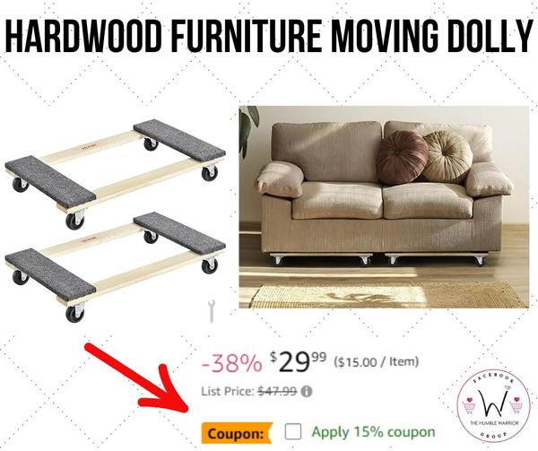 EVOR Hardwood Furniture Moving Dolly
