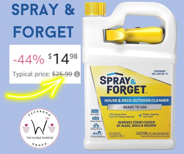 Spray & Forget Ready-to-Use House & Deck Outdoor Cleaner