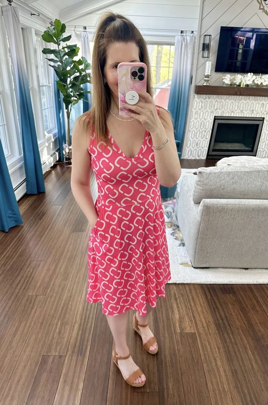 My favorite v-neck dress is back!