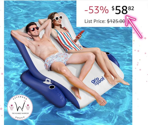 inflatable Luxury Pool Chair Recliner
