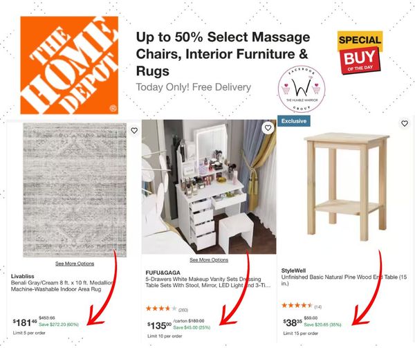 Shop Home Depot Special Buy of the Day