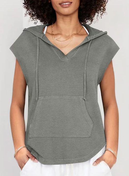 SHEWIN short sleeve hoodie