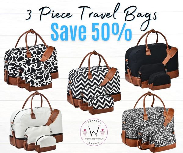3 piece Travel Bags