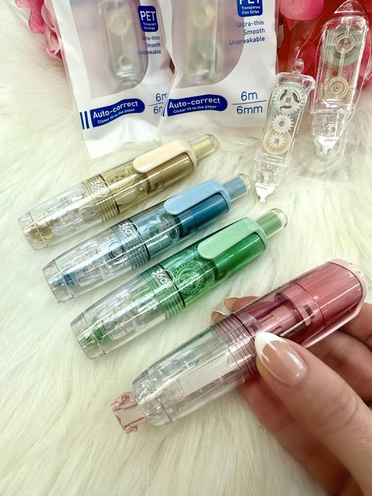 set of correction tape pens
