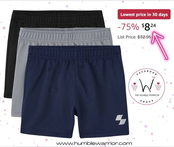 Children’s Place Baby And Toddler Boys’ Athletic Basketball Shorts