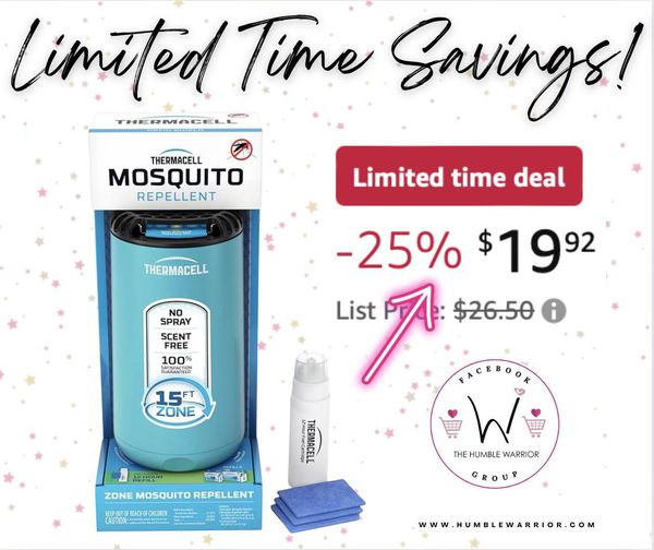 Thermacell Patio Shield Mosquito Repeller