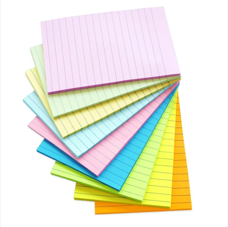 Pastel Color Lined Sticky Note Pads!!