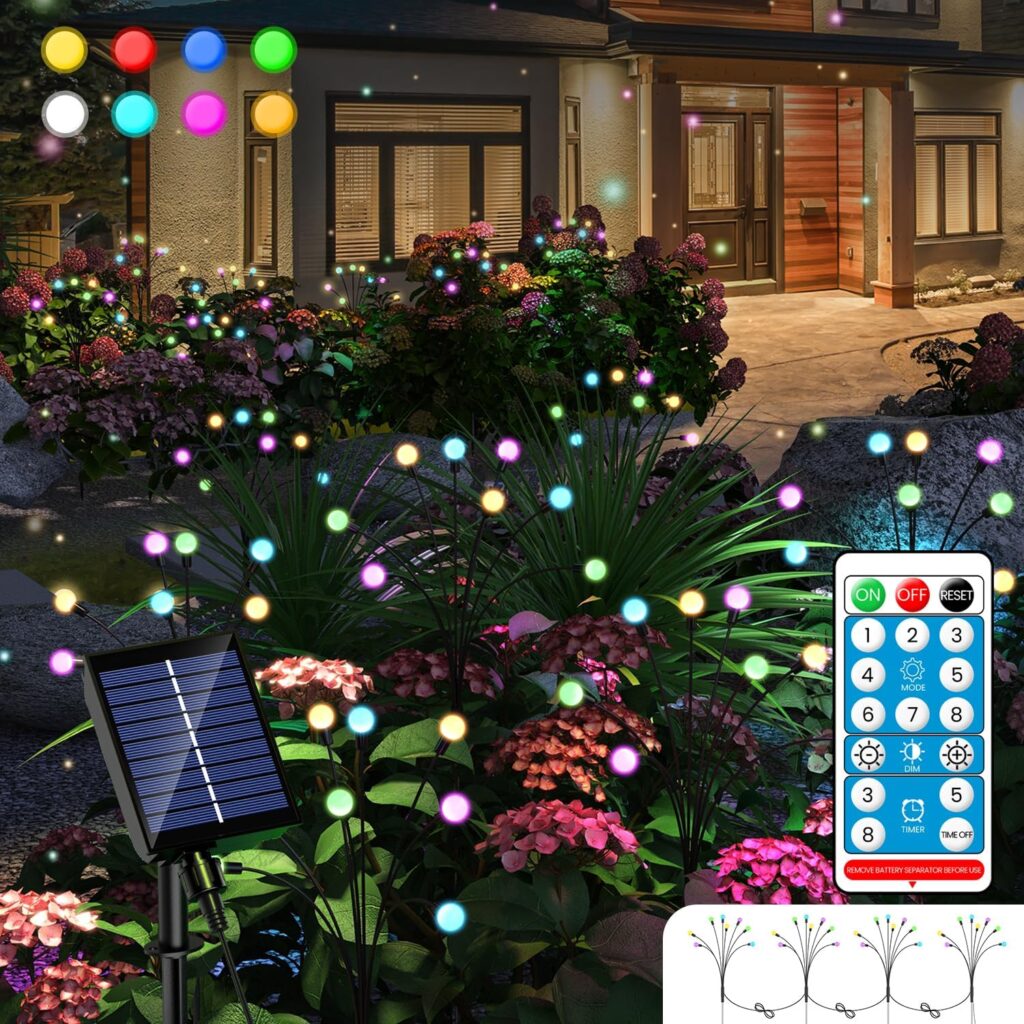 Four Pack of Solar Firefly Lights!
