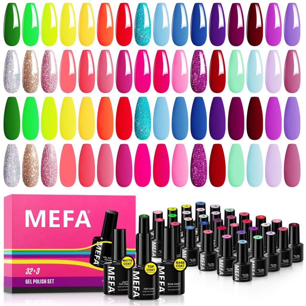 35 Pcs Gel Nail Polish Set