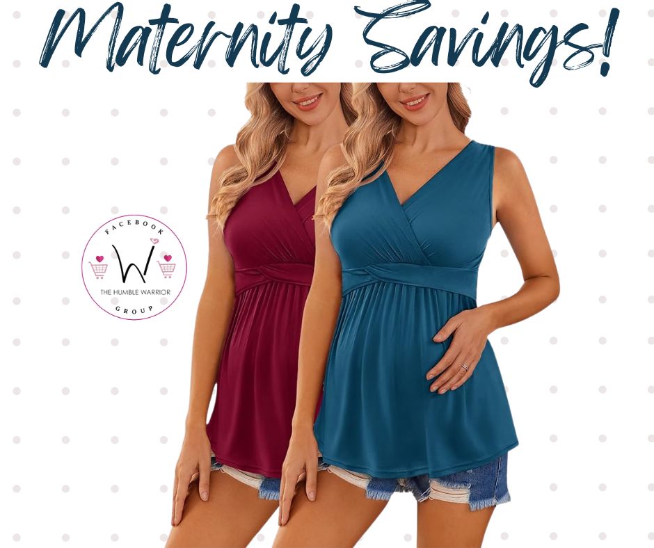 2 pack Maternity Breastfeeding Tank tops