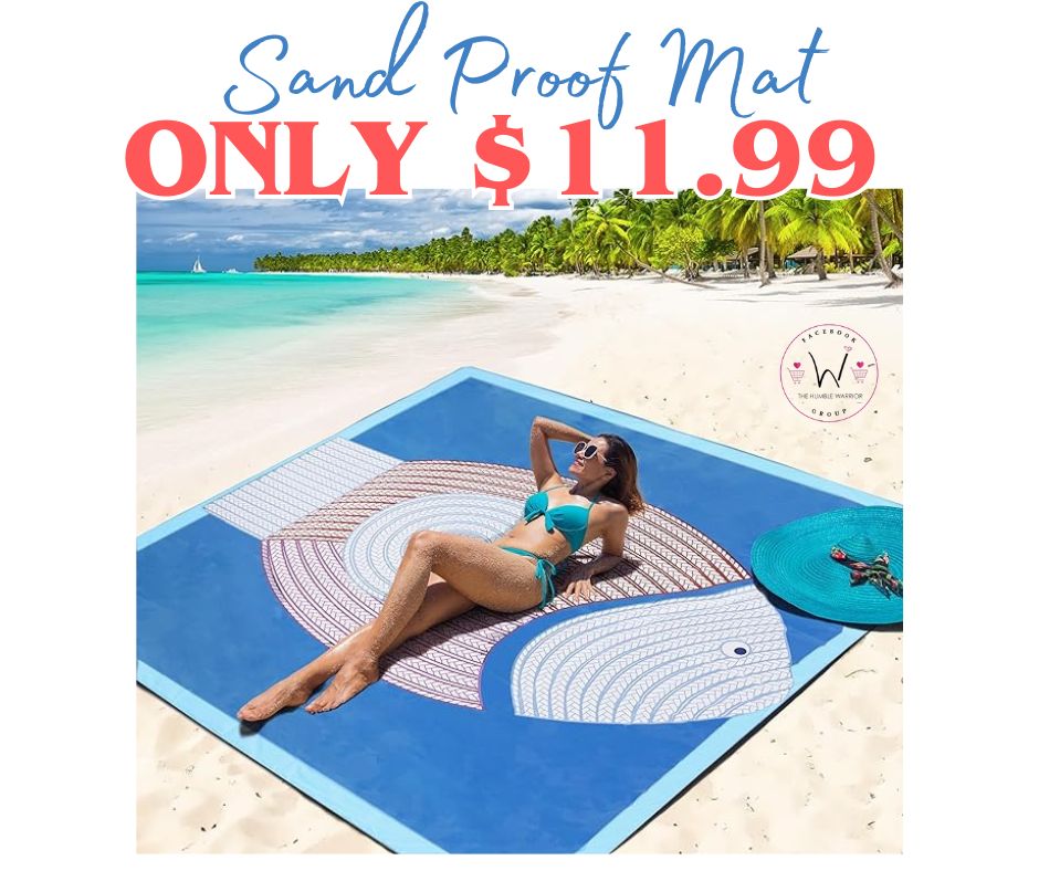 Sand Proof Extra Large Beach Mat Blanket