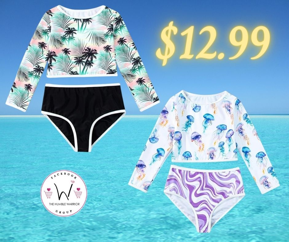 Girls Long Sleeve Swimsuits!!