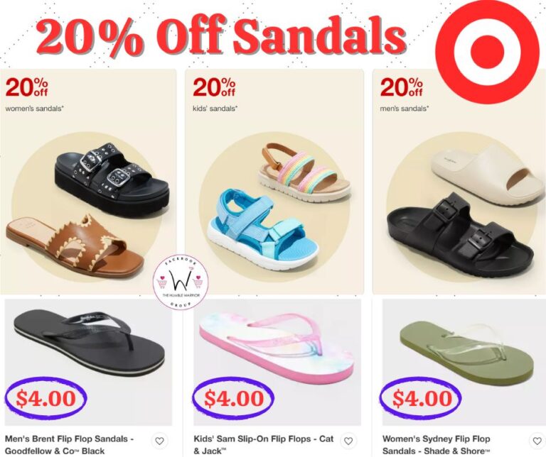 Sandals at Target!