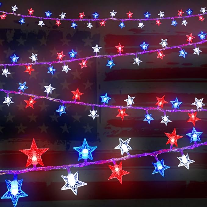 Patriotic Star String Lights!