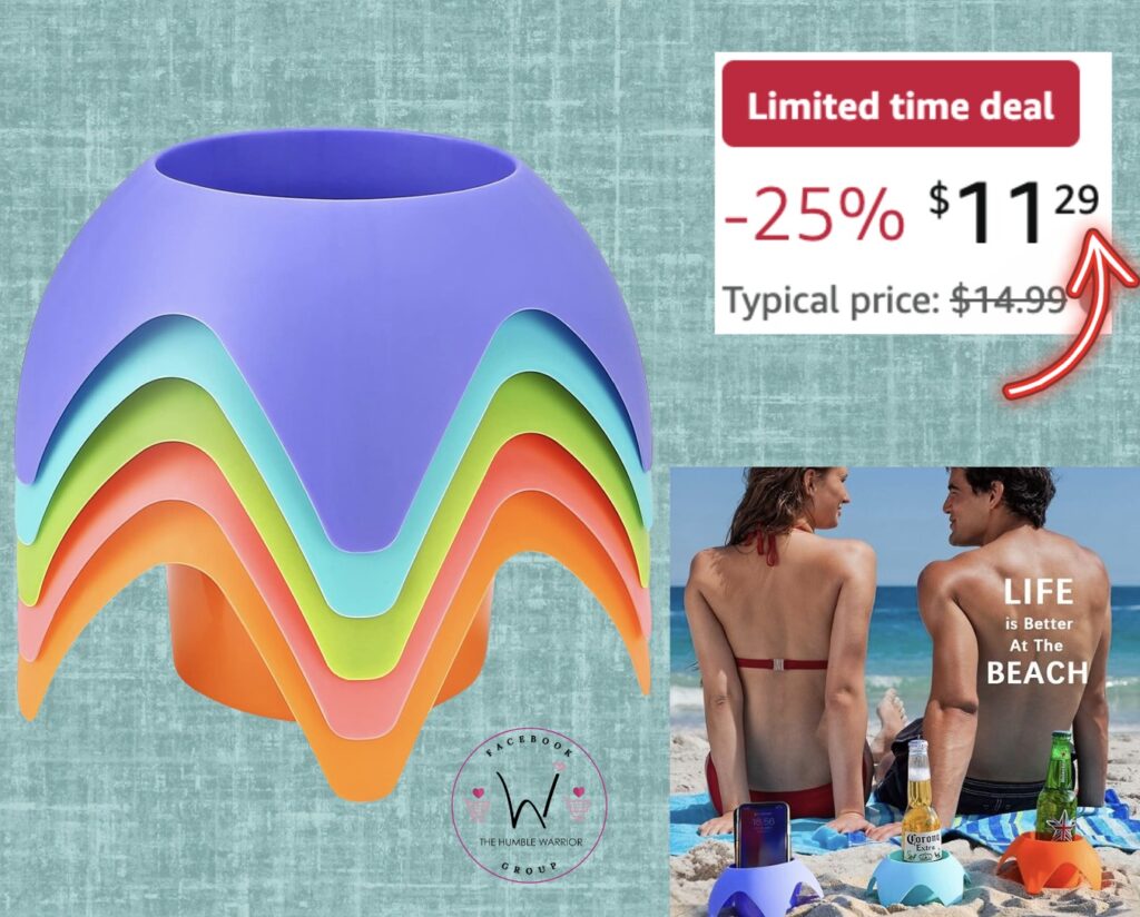 Beach Sand Cup Holders!