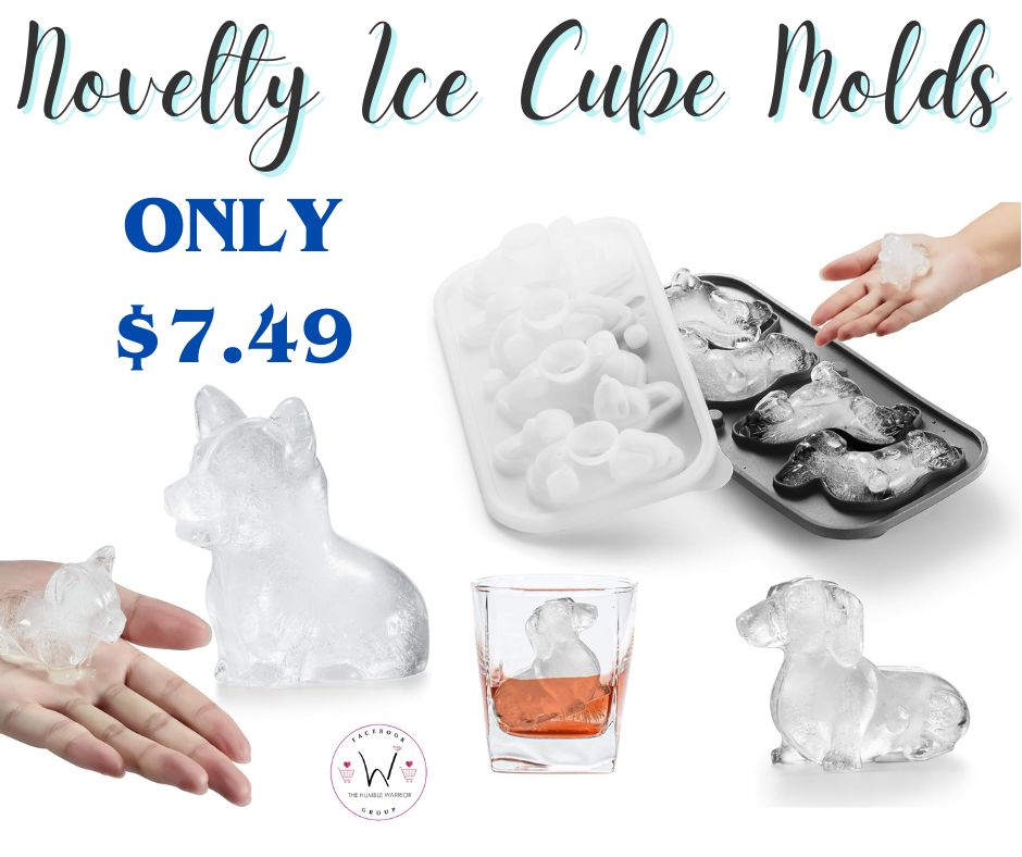 3D Dog Ice Cube Molds