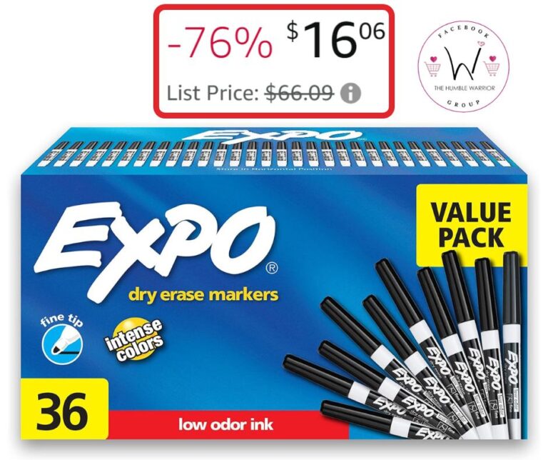 36 Pack of EXPO Fine Tip Dry Erase Markers