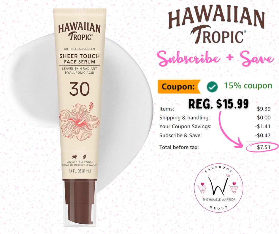 Hawaiian Tropic Face Serum SPF 30