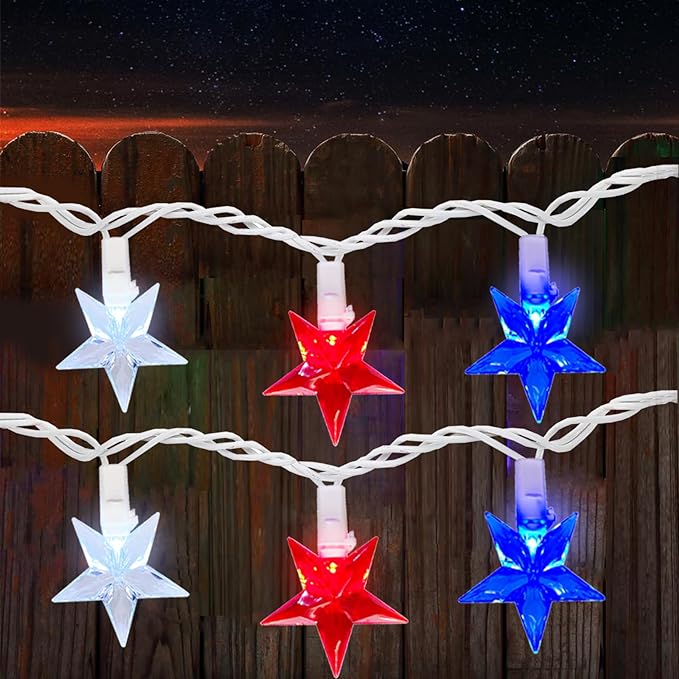 Patriotic Star String Lights!