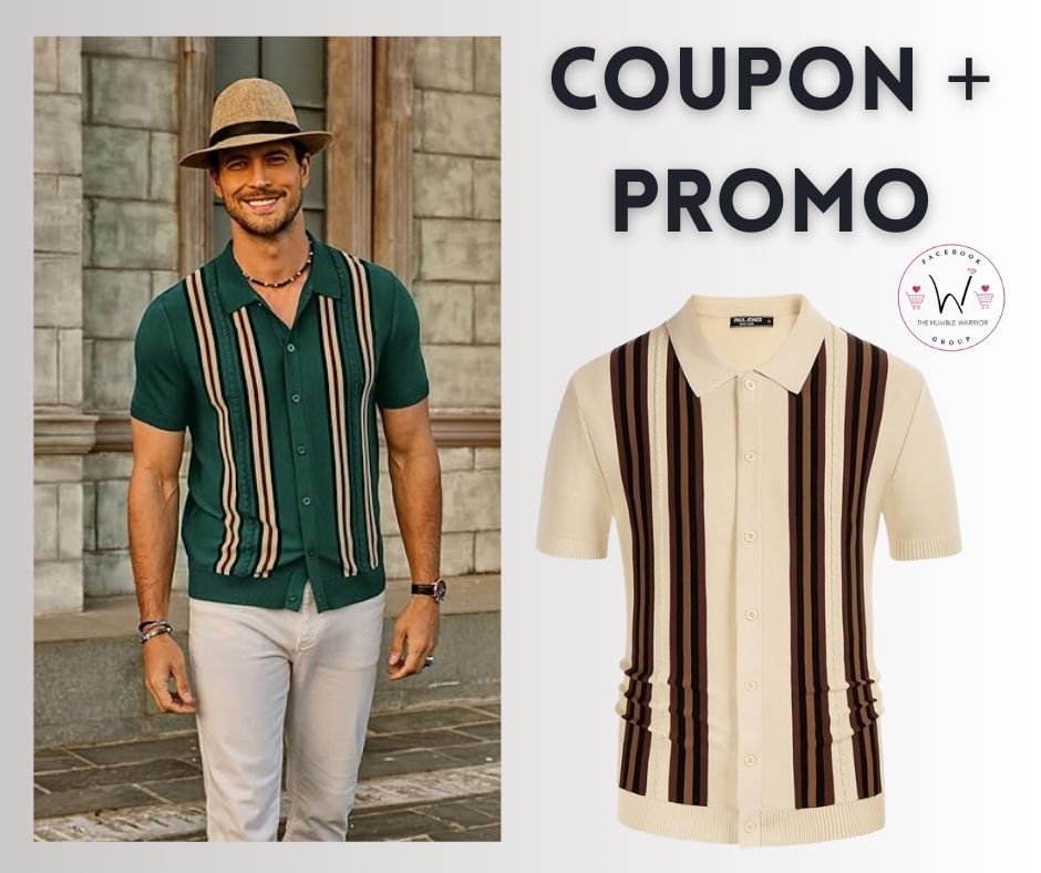 Men’s Vintage Striped Polo Shirt