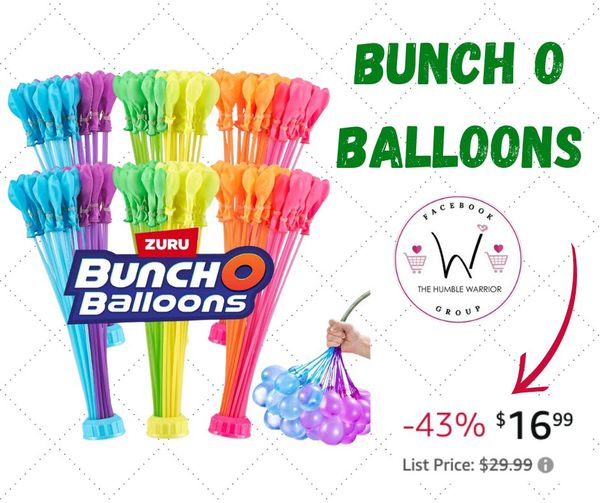 6 Pack Rapid-Filling Self-Sealing Tropical Colored Water Balloons