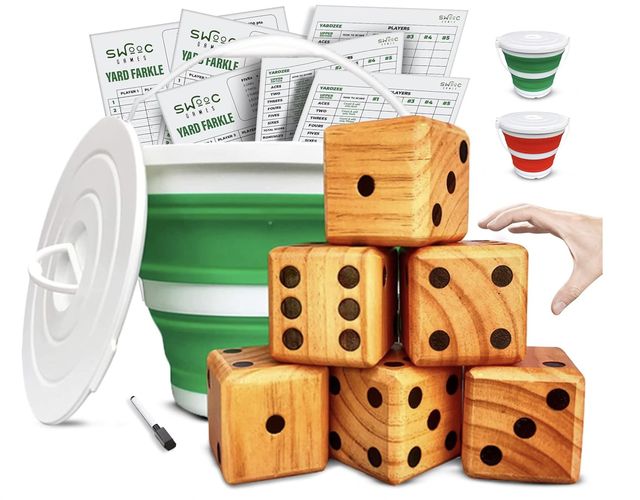 Giant Yahtzee yard game