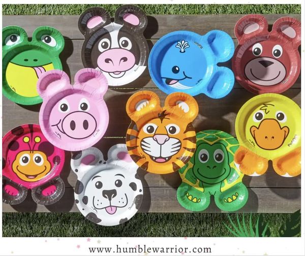 Hefty Zoo Pals Party Edition Paper Plates