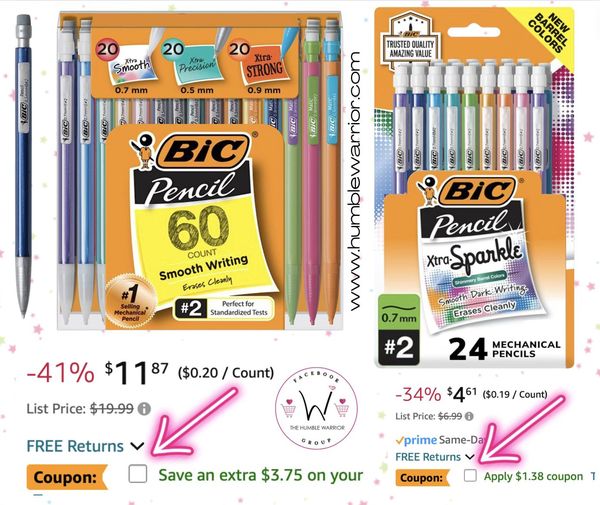 HUGE savings on BIC