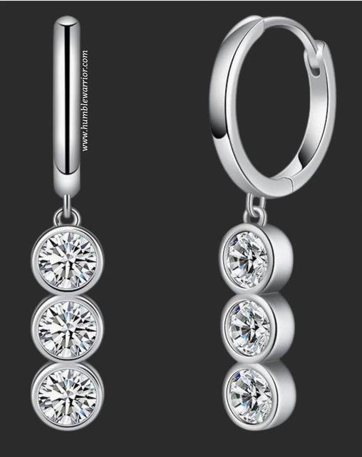 moissanite earrings