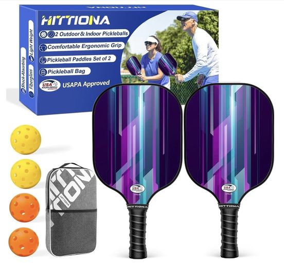 fantastic fiberglass pickleball set