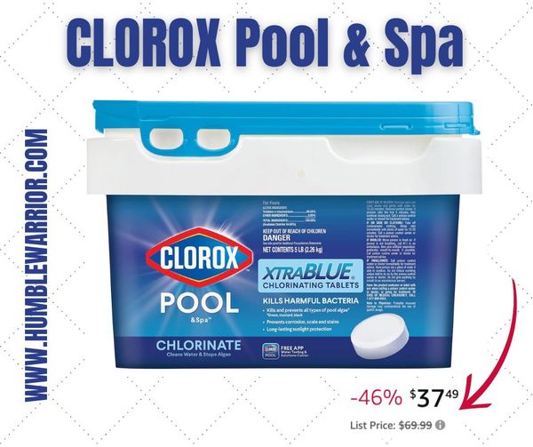 CLOROX Pool & Spa XtraBlue 3” Chlorinating Tablets