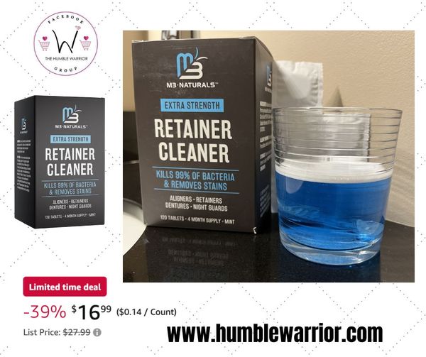 M3 Naturals Retainer and Denture Cleaner