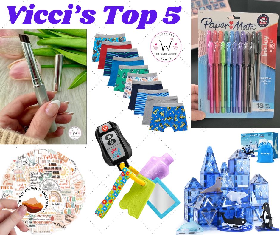 Vicci’s Top 5!!
