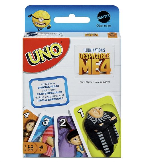 Mattel Games UNO Despicable Me 4 Card Game