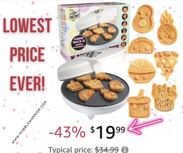 Fun Food Friends Mini Waffle Maker