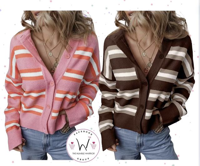 adorable striped cardigan