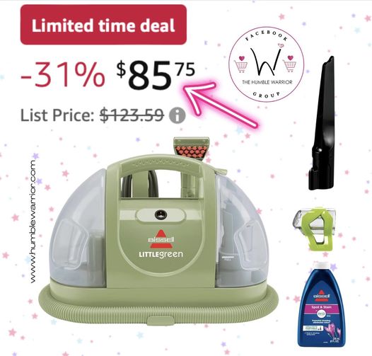 BISSELL Little Green Multi-Purpose Portable Carpet and Upholstery Cleaner