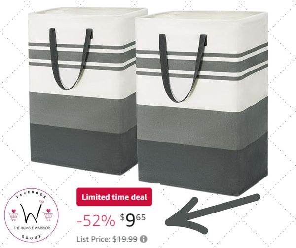 Goodpick Large Laundry Hamper 2-Pack