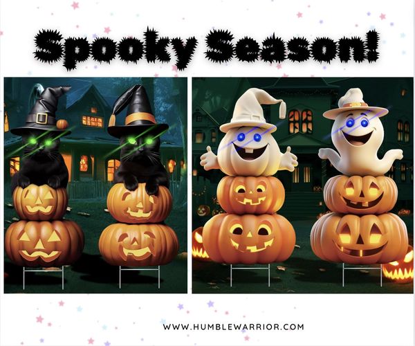 Halloween lawn ornaments