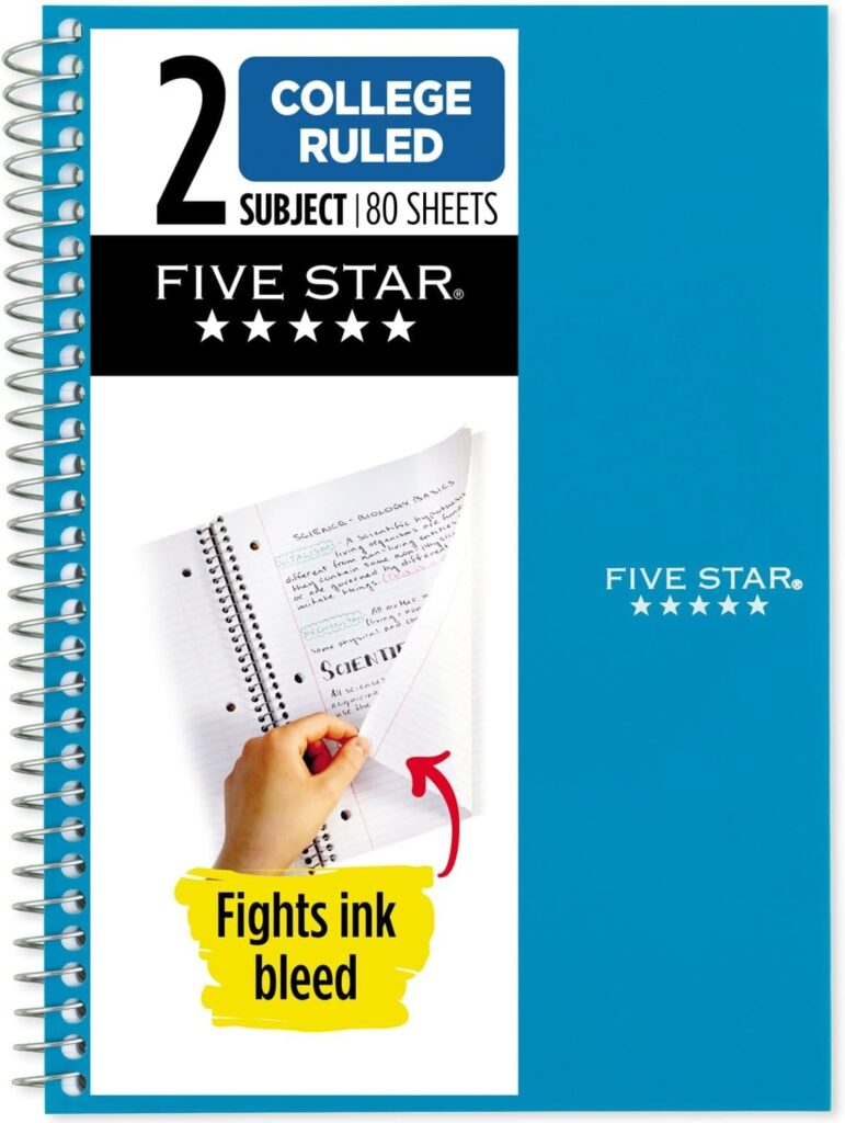 Five Star Small Spiral Notebook