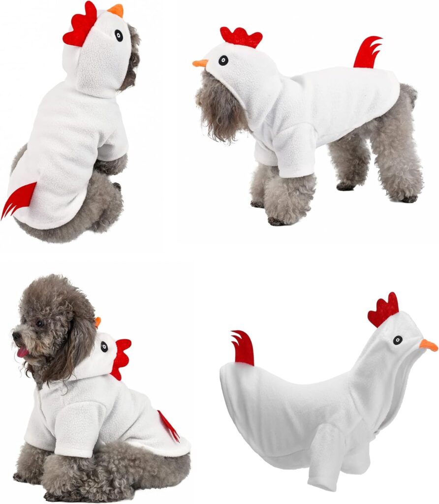 CLUCKTASTIC Chicken Costume for Cats & Dogs!!!