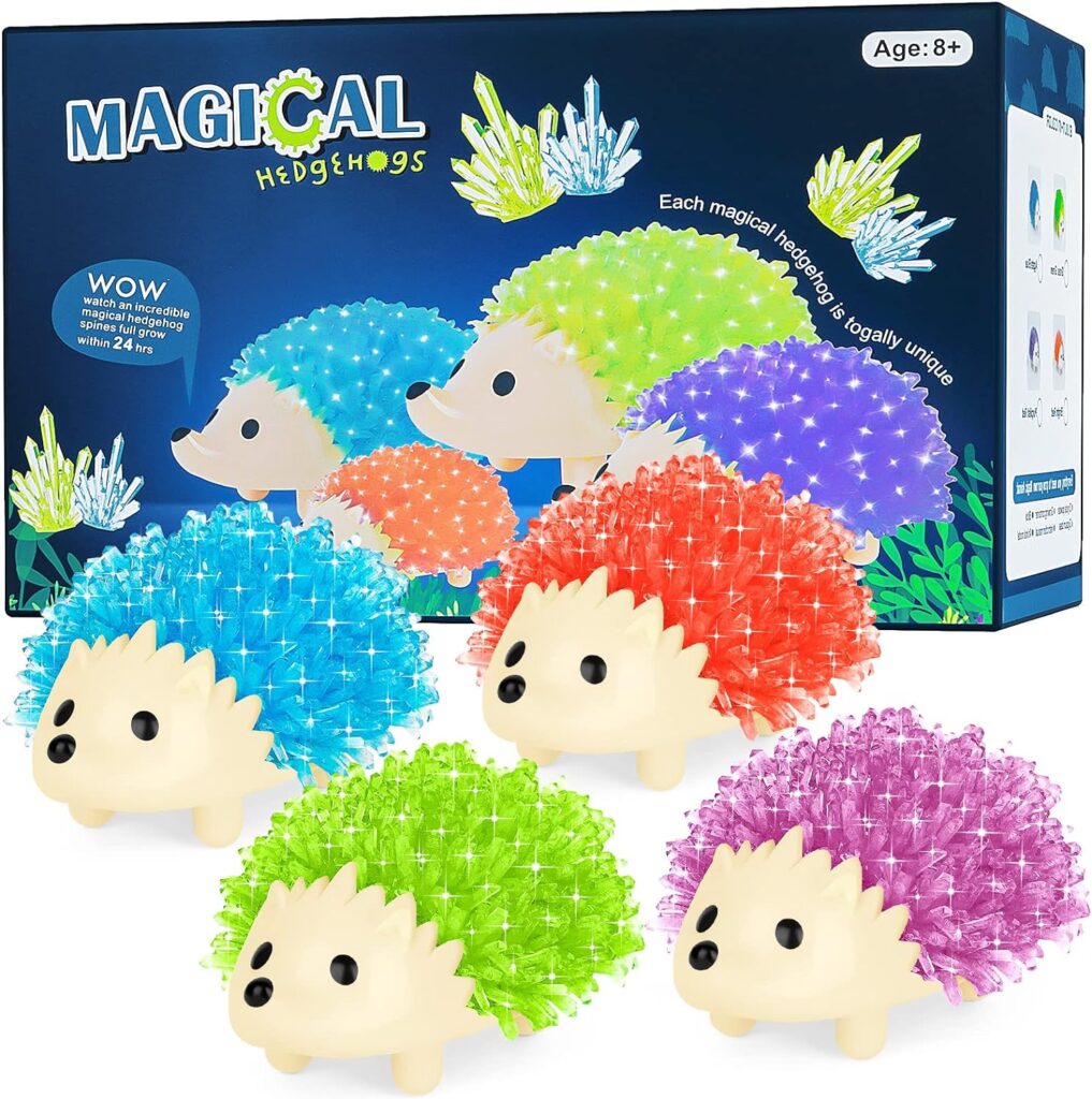 Glowing Crystal Growing Kit – Hedgehogs