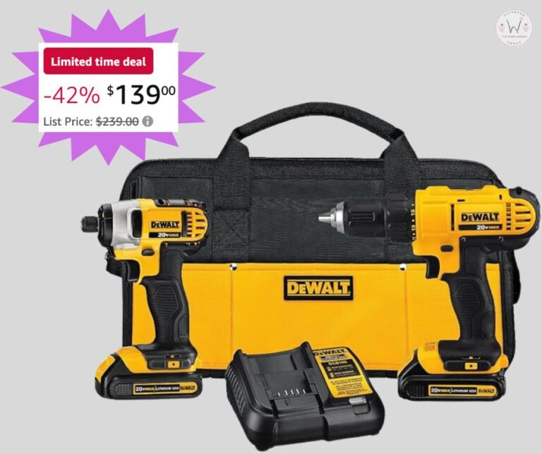 DEWALT 20V MAX Cordless Drill and Impact Driver kit