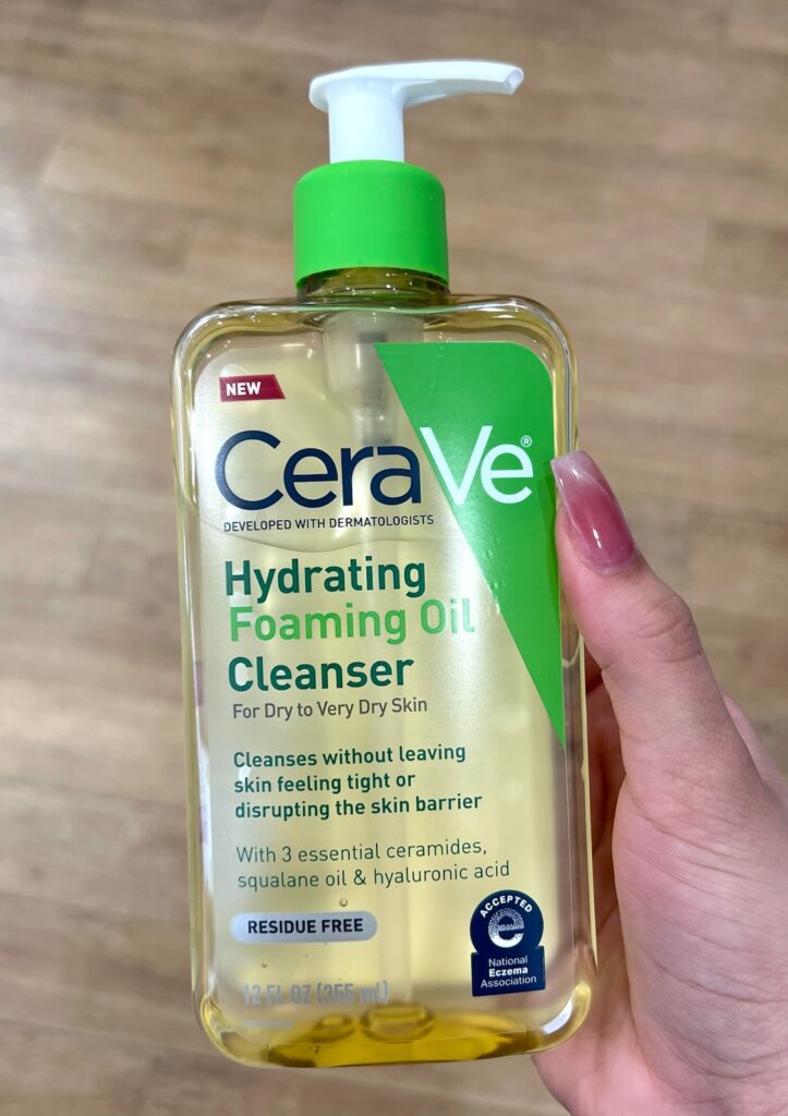 CeraVe Hydrating Foaming Oil Cleanser!