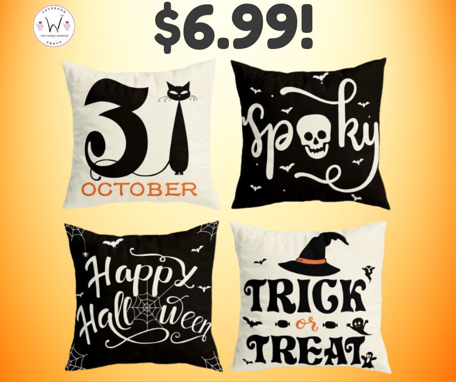 Halloween pillow covers!